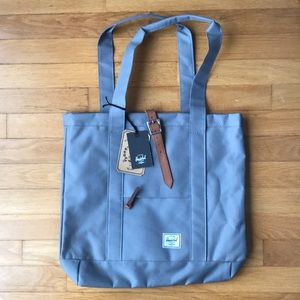 NWT: Never been used lite gray Herschel tote